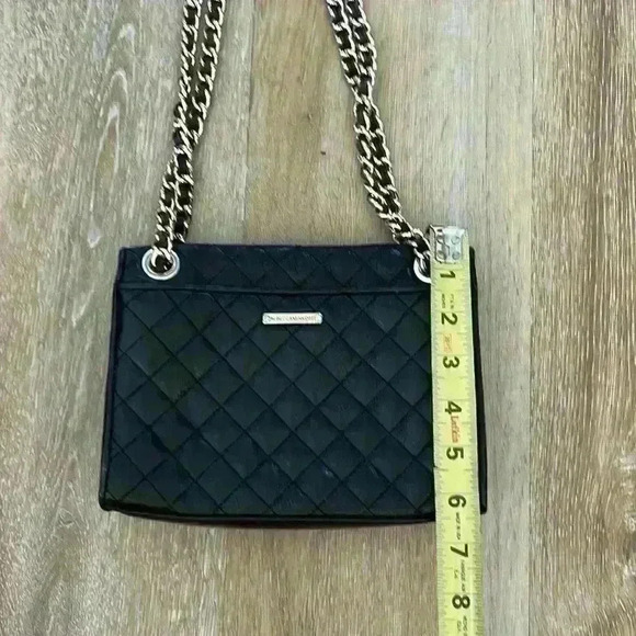 Rebecca Minkoff black affair quilted leather purse with chainlink strap - Picture 8 of 9